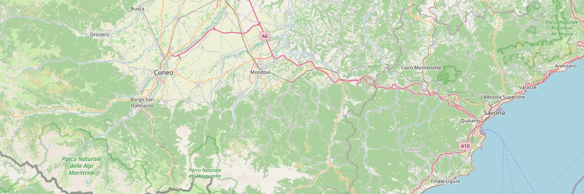 Location of Daniele Mauro's workshop in Frabosa Sottana, in the Piedmontese Alps