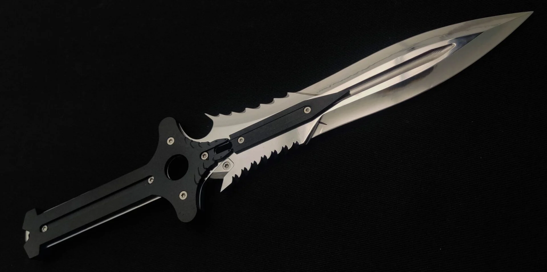 Custom M390 and titanum knife